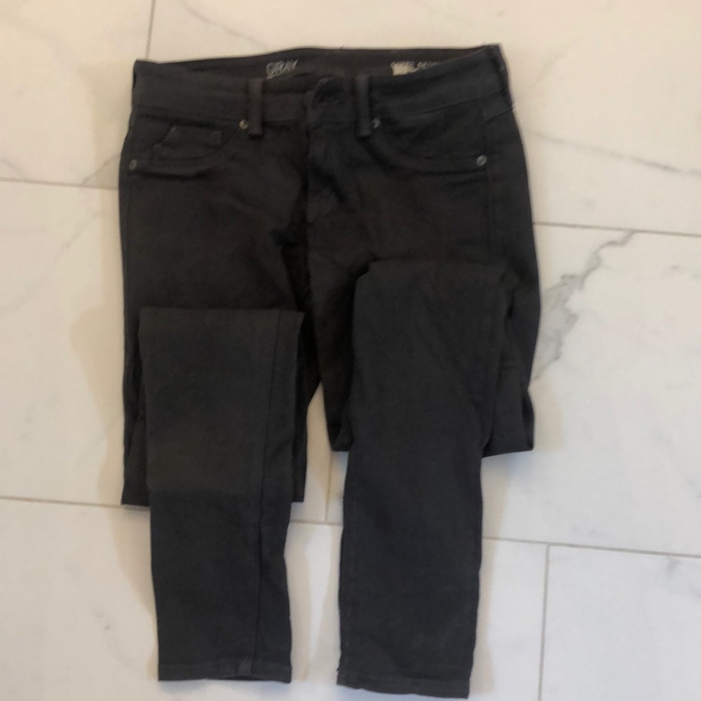 Saks Fifth Avenue Gray Super Skinny Jeans